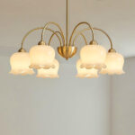 Orchids Brass Chandelier - Image 15