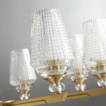 Orrefors Brass Chandelier - Image 15