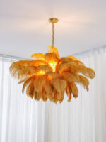 Ostrich Feather Chandelier - Image 14