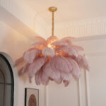 Ostrich Feather Chandelier - Image 5