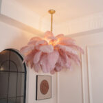 Ostrich Feather Chandelier - Image 3