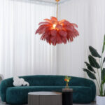Ostrich Feather Chandelier - Image 10