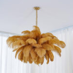 Ostrich Feather Chandelier - Image 12