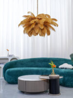 Ostrich Feather Chandelier - Image 20