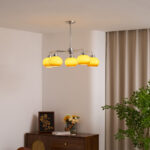 Oval Persimmon Chandelier - Image 4