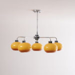 Oval Persimmon Chandelier - Image 8