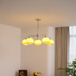 Oval Persimmon Chandelier - Image 5