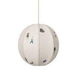 Park Embroidered Textile Pendant Lamp - Image 19