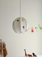 Park Embroidered Textile Swag Lamp - Image 19