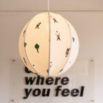 Park Embroidered Textile Pendant Lamp - Image 3
