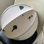 Park Embroidered Textile Pendant Lamp - Image 15