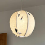 Park Embroidered Textile Pendant Lamp - Image 4