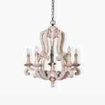 Parrotuncle Wooden Candle Chandelier