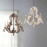 Parrotuncle Wooden Candle Chandelier - Image 9