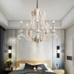 Parrotuncle Wooden Candle Chandelier - Image 10