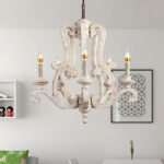 Parrotuncle Wooden Candle Chandelier - Image 12