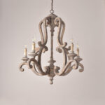 Parrotuncle Wooden Candle Chandelier - Image 20