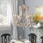 Parrotuncle Wooden Candle Chandelier - Image 3