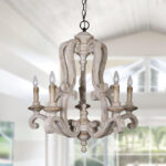 Parrotuncle Wooden Candle Chandelier - Image 2