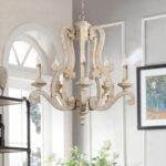 Parrotuncle Wooden Candle Chandelier - Image 7