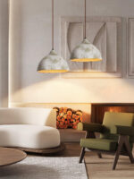 Pear Shape Ceramic Pendant Light - Image 7