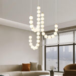 Glass Pearl Necklace Chandelier - Image 5