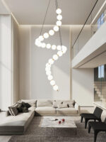 Acrylic Pearl Necklace Chandelier - Image 11