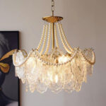Pearls Glass Chandelier - Image 4