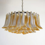 Petal Amber Murano Glass Chandelier - Image 3