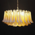 Petal Amber Murano Glass Chandelier - Image 12