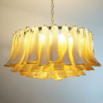 Petal Amber Murano Glass Chandelier - Image 20