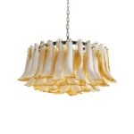 Petal Amber Murano Glass Chandelier - Image 18