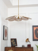 Petals Bloom Rattan Pendant Lamp - Image 11