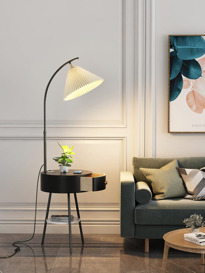 Pleated Arc Floor Light - Image 5