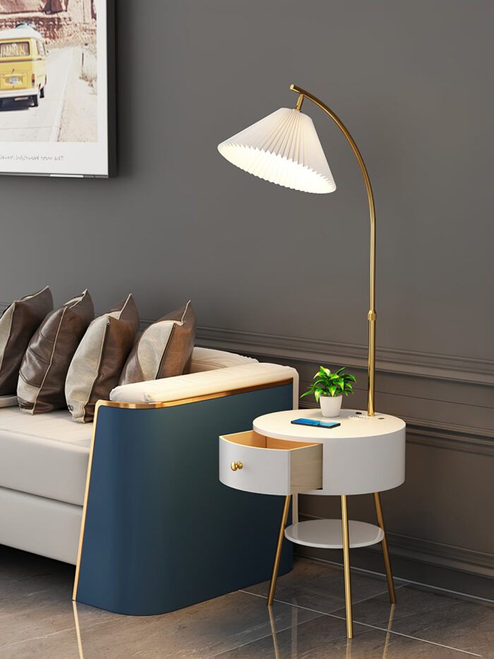 Pleated Arc Floor Light - Image 20