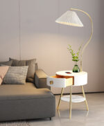 Pleated Nightstand Floor Light - Image 3