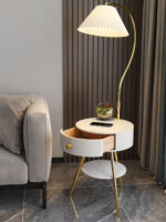 Pleated Nightstand Floor Light - Image 6
