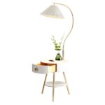 Pleated Nightstand Floor Light - Image 9