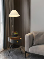 Pleated Nightstand Floor Light - Image 17