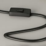 Pleated Walnut Table Lamp - Image 14