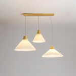 Pleated Wooden Pendant Light - Image 15
