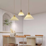 Pleated Wooden Pendant Light - Image 20