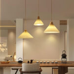 Pleated Wooden Pendant Light - Image 7