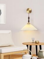 Pleated Wooden Wall Lamp - Image 17