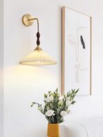 Pleated Wooden Wall Lamp - Image 6