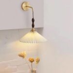 Pleated Wooden Wall Lamp - Image 10