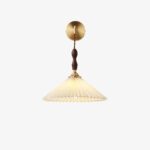 Pleated Wooden Wall Lamp - Image 20