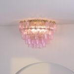 Poliedri Murano Pink Ceiling Light - Image 13