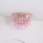 Poliedri Murano Pink Ceiling Light - Image 19