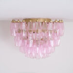 Poliedri Murano Pink Ceiling Light - Image 20